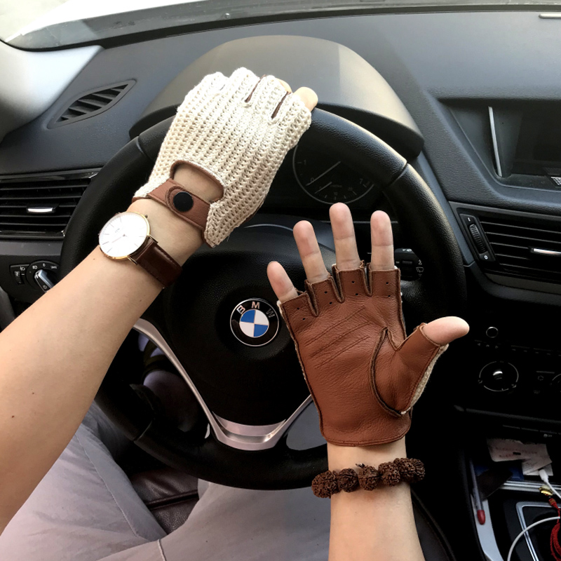 Leather Driving Glove - 2025 New Men genuine leather gloves