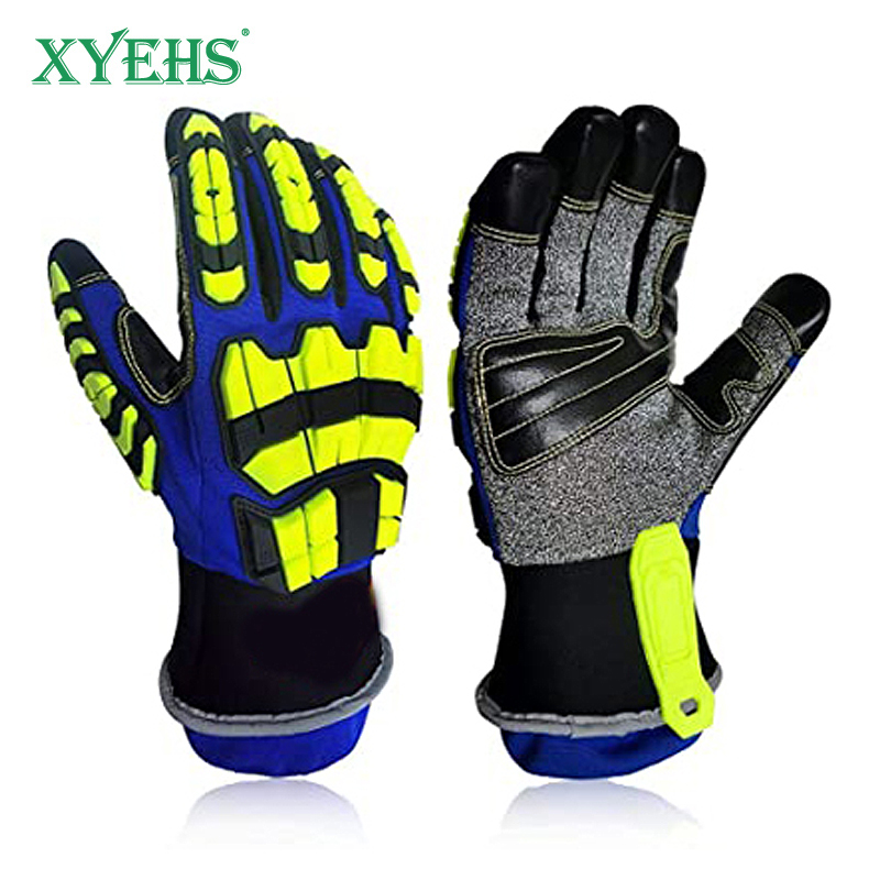 Work Glove Impact - XYEHS ANSI CUT A5 Rescue Extrication