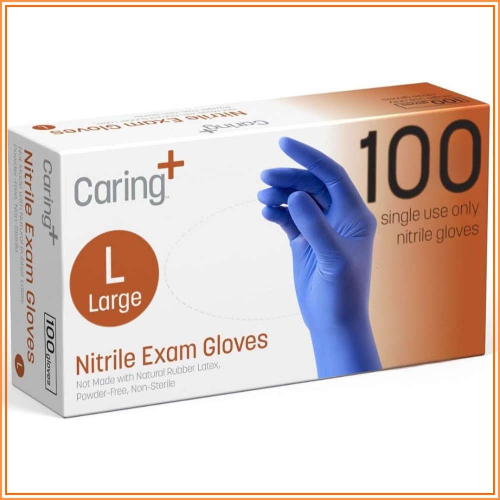 Exam Glove Nitrile - Nitrile Exam Gloves, Blue, Powder-Free, Disposable