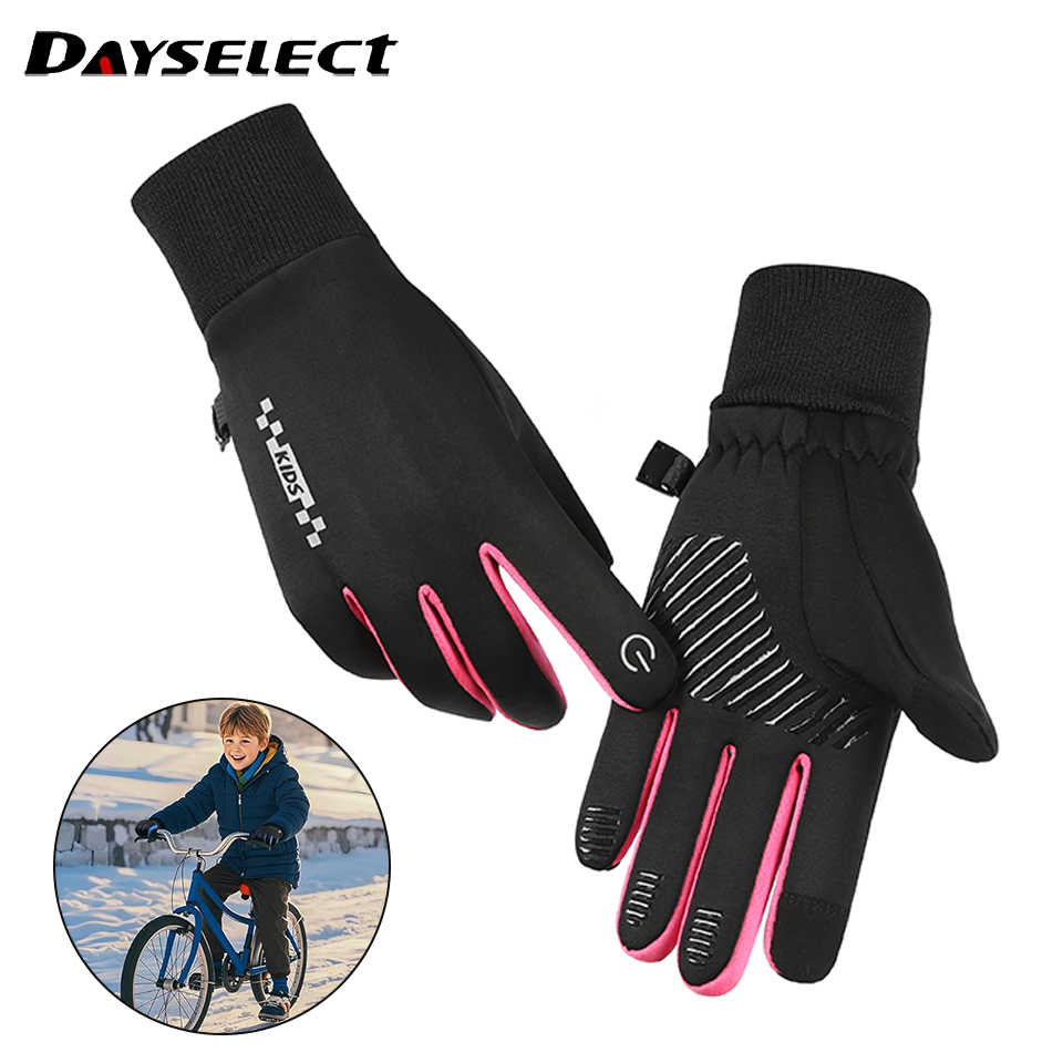 Ski Glove Waterproof - Winter Children's Gloves Padded Warm Wind