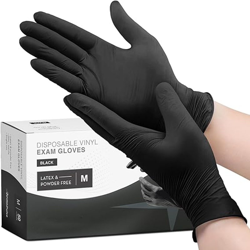 Nitrile Mechanic Glove - 20/50/100PCS Disposable Nitrile Gloves Anti-Slip Black