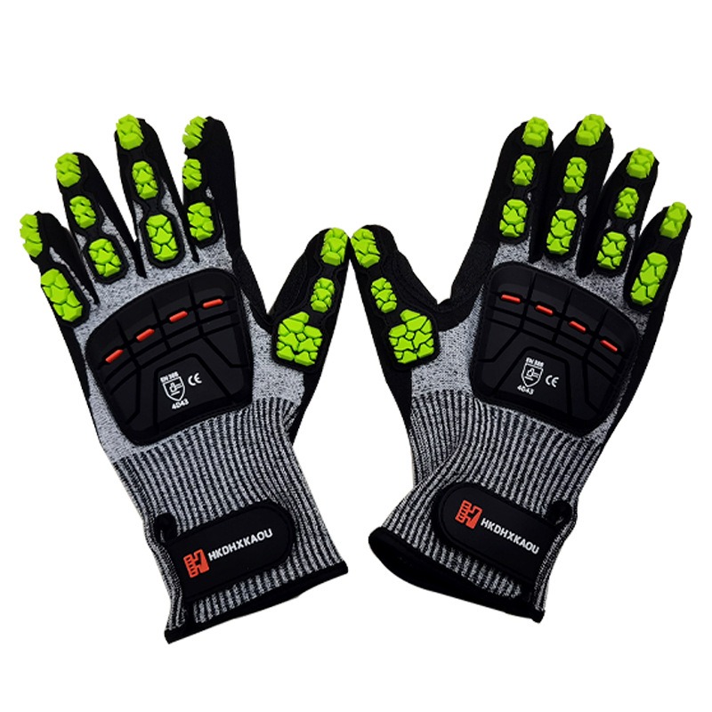 Work Glove Impact - New TPR Mechanical Anti-Impact Gloves CE