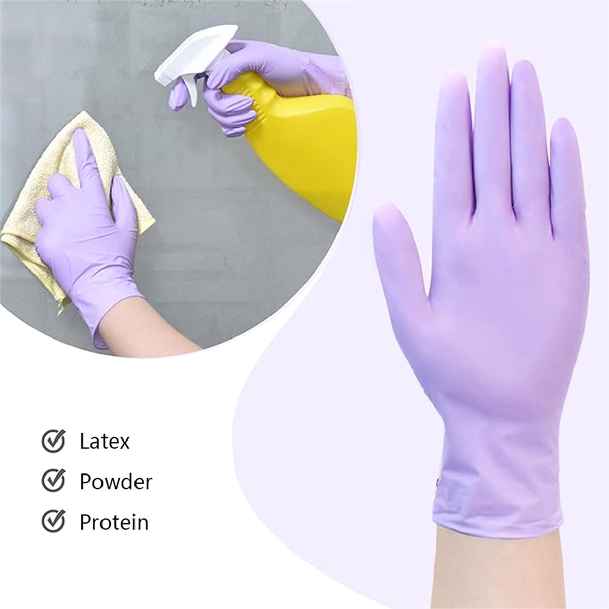 Exam Glove Nitrile - High Quality 100pcs Nitrile Exam Gloves