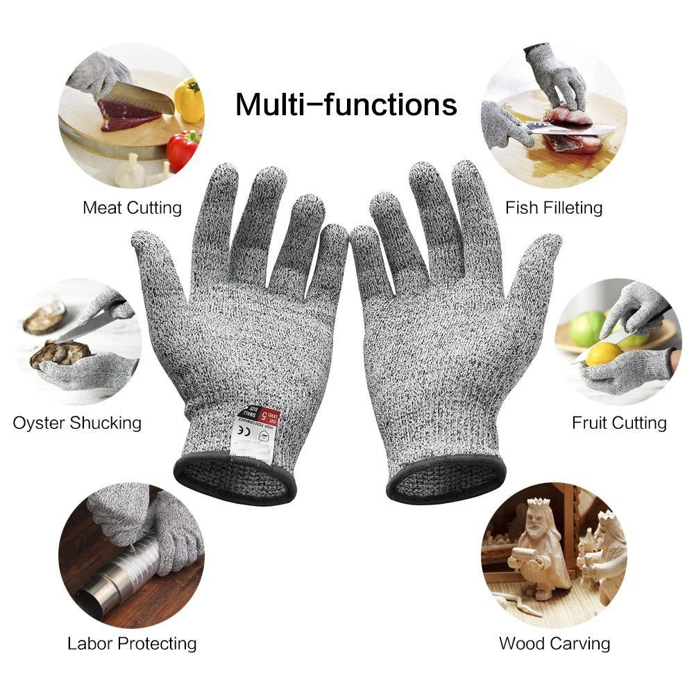 Cut Resistant Glove - Level 5 HPPE Building Cutting Gloves