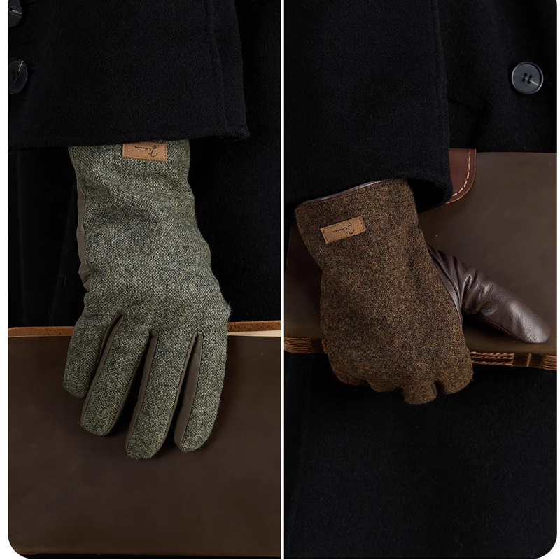 Men's Touchscreen Winter Glove - Wool Glove Lined 评论和价格