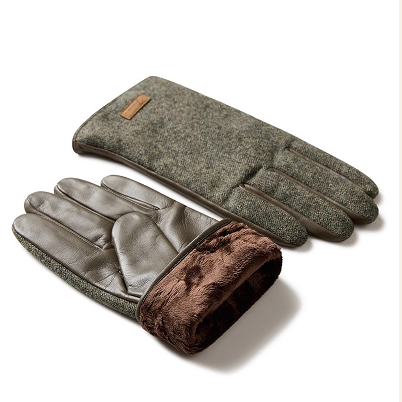 Men's Touchscreen Winter Glove - Wool Glove Lined 评论和价格