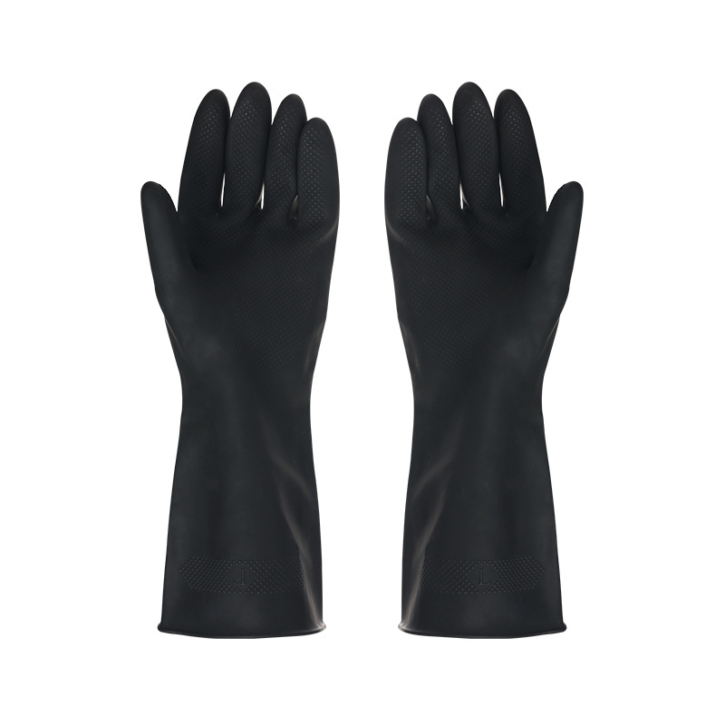 1 Pair Black Gloves Home Washi - Dish Glove Rubber 评论和价格