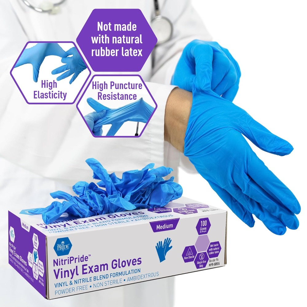 Nitrile/Vinyl Blend Exam Glove - Exam Glove Nitrile 评论和价格