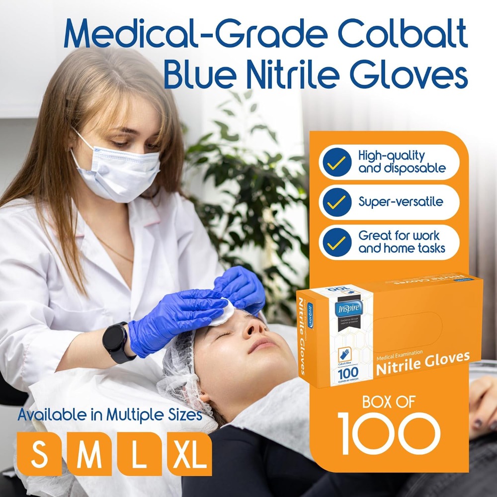Cobalt Blue Nitrile Disposable - Exam Glove Nitrile 评论和价格