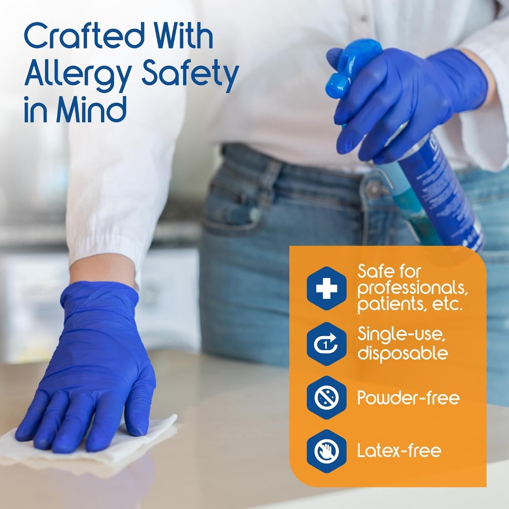 Cobalt Blue Nitrile Disposable - Exam Glove Nitrile 评论和价格