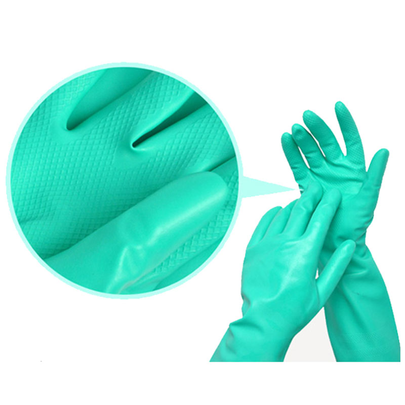 8Pieces/4 Pairs Oil-proof Long - Nitrile Mechanic Glove 评论和价格