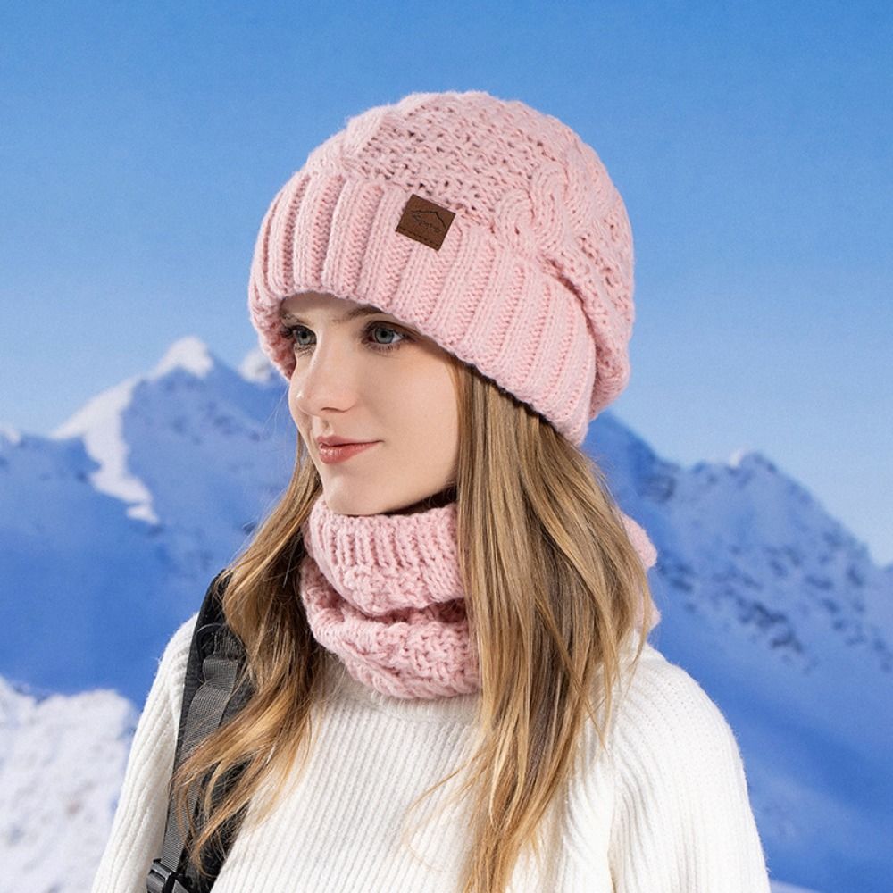 Soft Winter Beanie Hat Scarf S - Wool Glove Lined 评论和价格