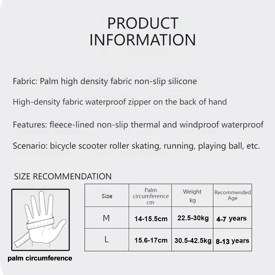 GTUBIKE Children's Gloves Warm - Ski Glove Waterproof 评论和价格