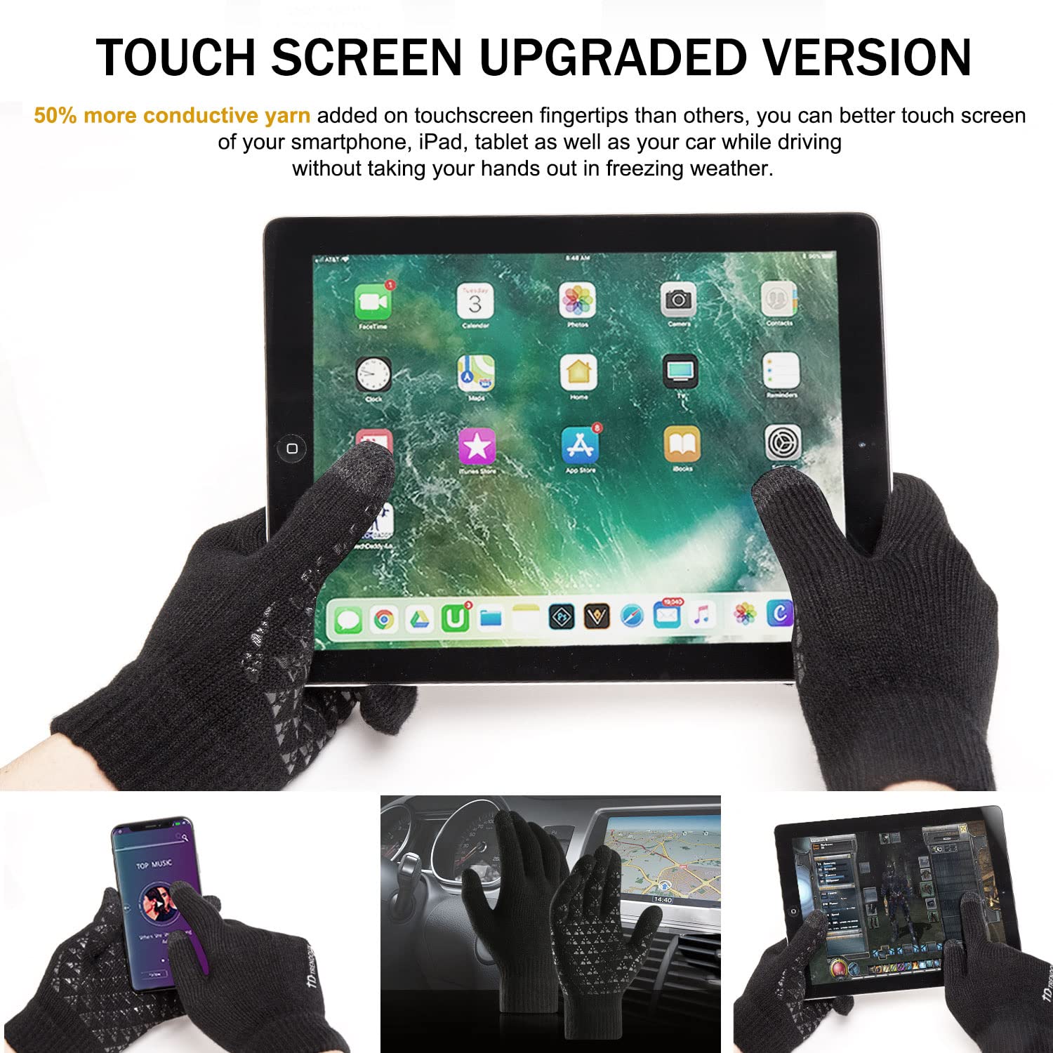 1-5Pairs Winter Outdoor Sports - Magic Touch Glove 评论和价格