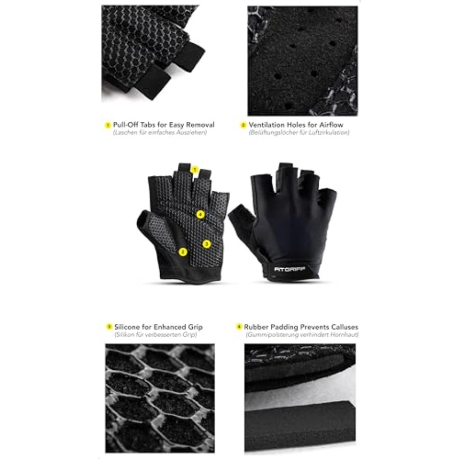 ® Workout Gloves Padded for Me - Workout Glove Gym 评论和价格