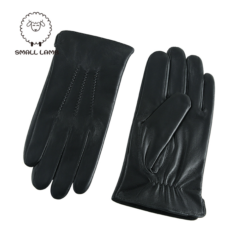 Winter Genuine Sheepskin Leath - Wool Glove Lined 评论和价格