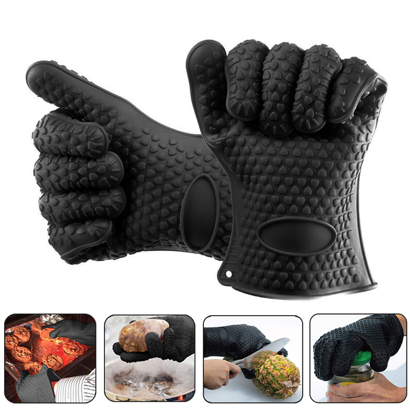 1/2Pcs Oven Mitts Baking Glove - Rubber Glove Cleaning 评论和价格