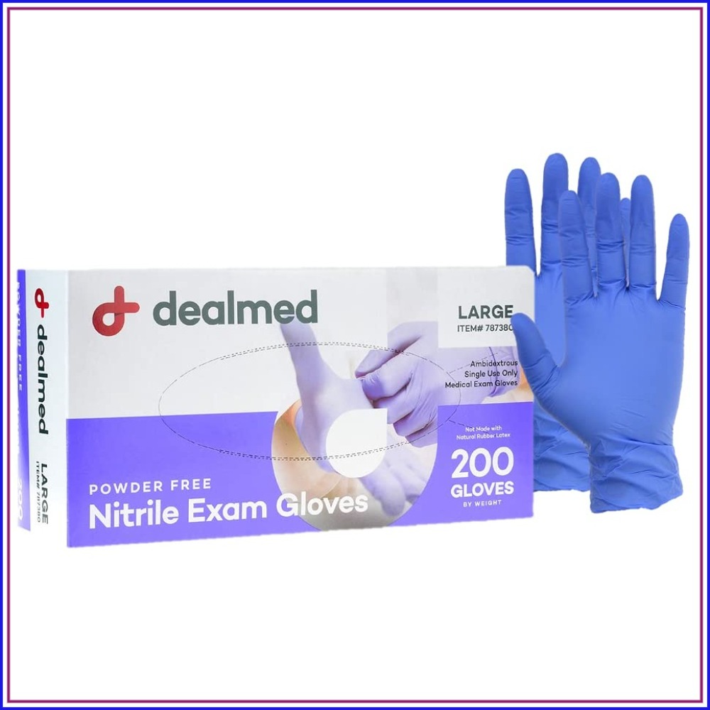 200 Count Large Nitrile Exam G - Exam Glove Nitrile 评论和价格