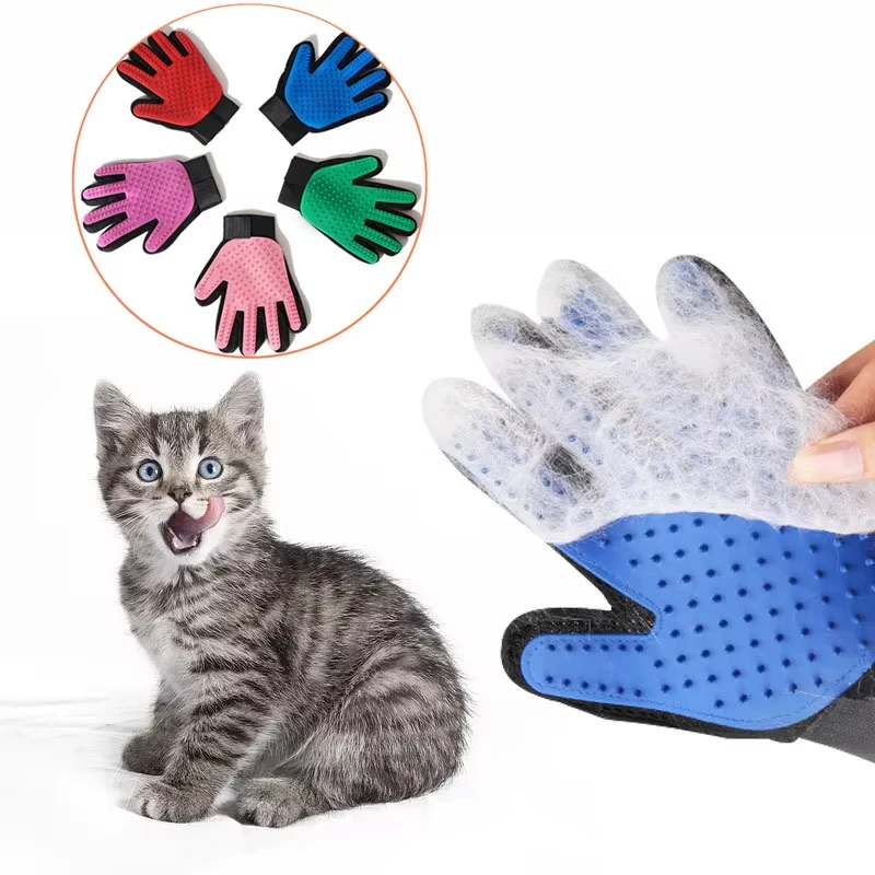 Pet Glove Cat Grooming Glove C - Rubber Glove Cleaning 评论和价格