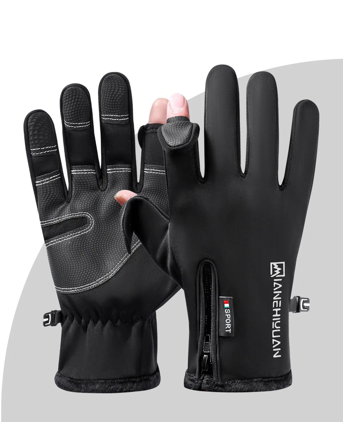 Cycling Gloves Men Touch Scree - Ski Glove Waterproof 评论和价格