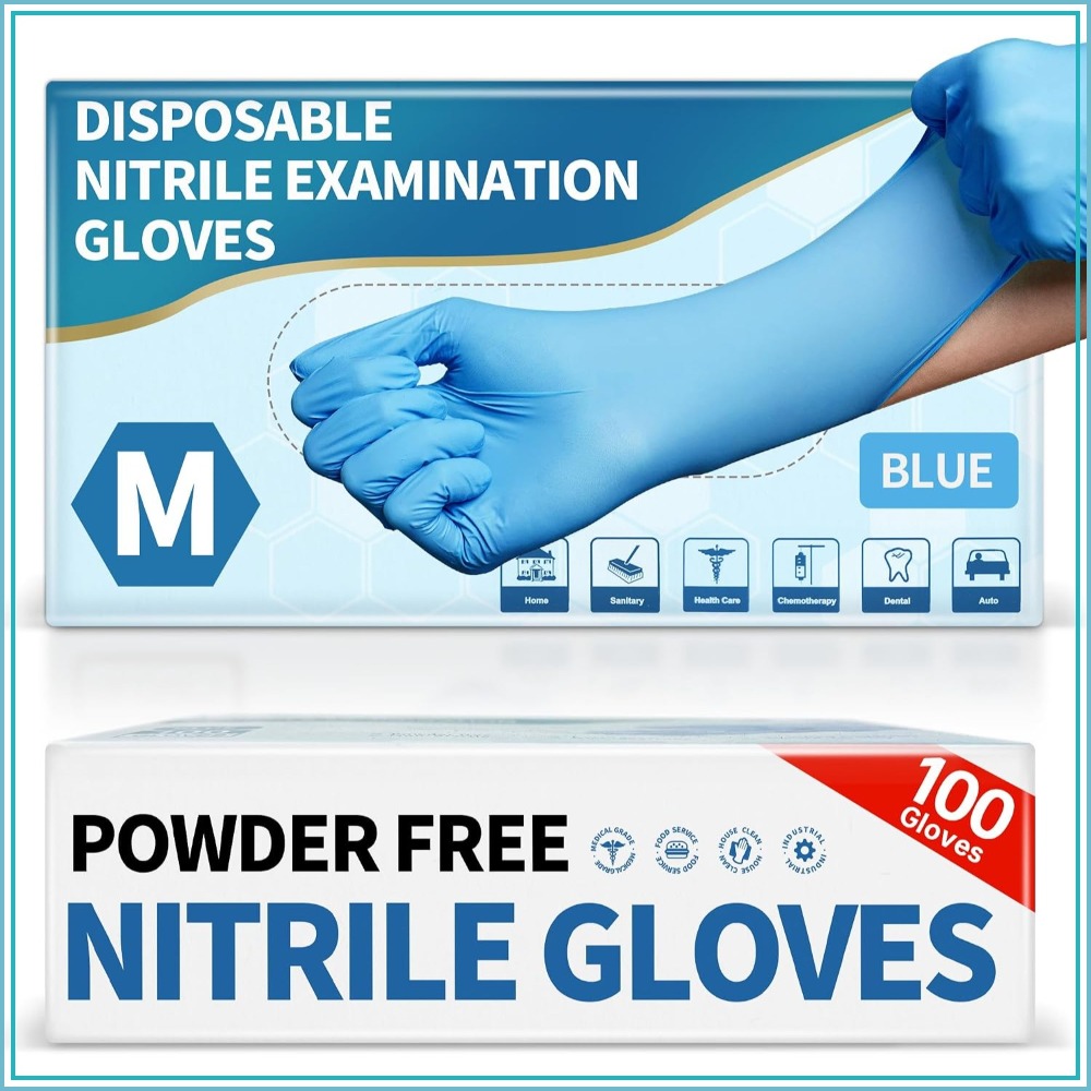Blue Nitrile Disposable Exam G - Exam Glove Nitrile 评论和价格