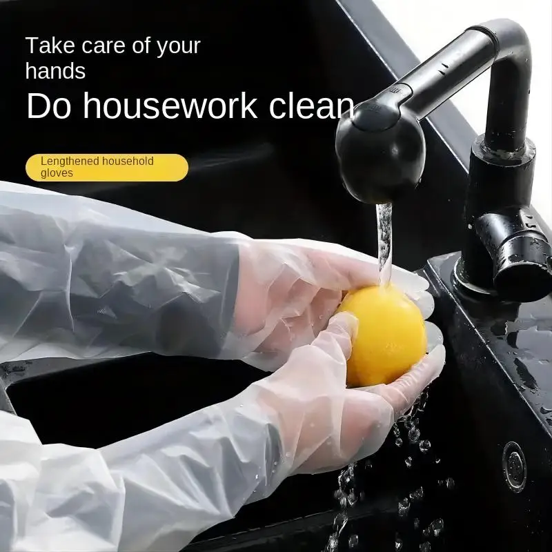 100PCS Disposable Arm Guard Gl - Rubber Glove Cleaning 评论和价格