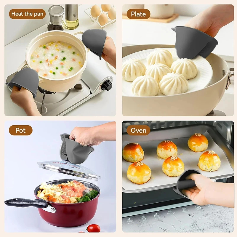2pcs Mini Oven Gloves Silicone - Oven Mitt Silicone 评论和价格
