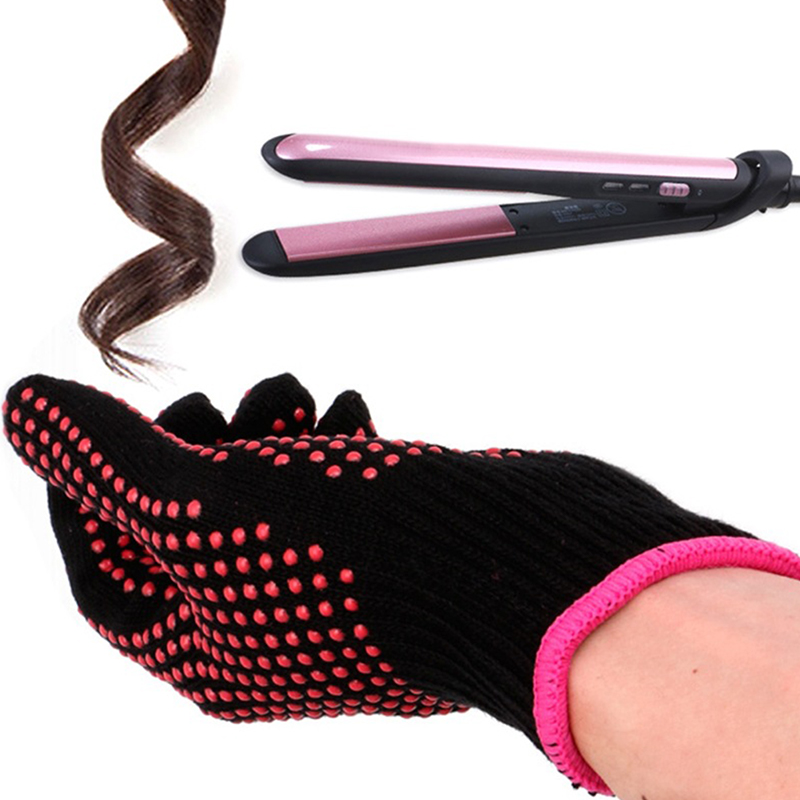 1Pc New Double-sided Hair Stra - Heat Resistant Glove 评论和价格