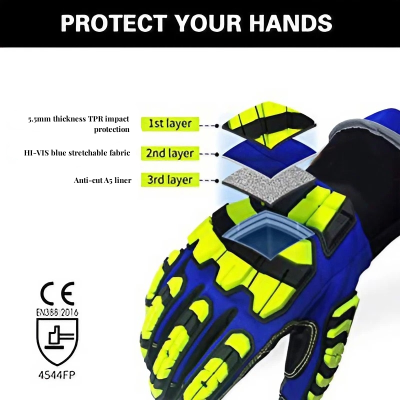 XYEHS ANSI CUT A5 Rescue Extri - Work Glove Impact 评论和价格
