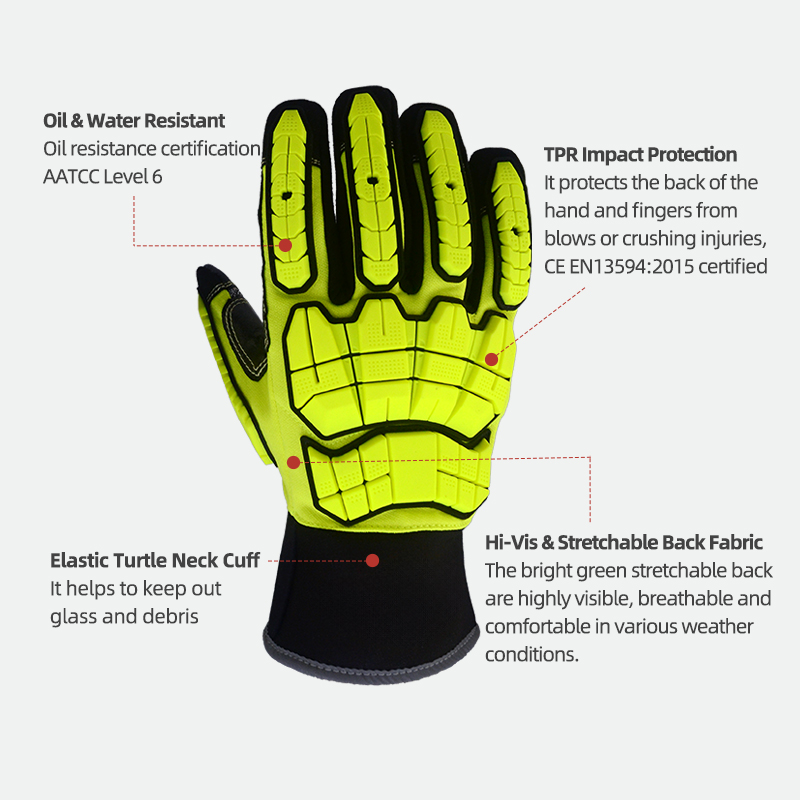 XYEHS ANSI CUT A5 Rescue Extri - Work Glove Impact 评论和价格