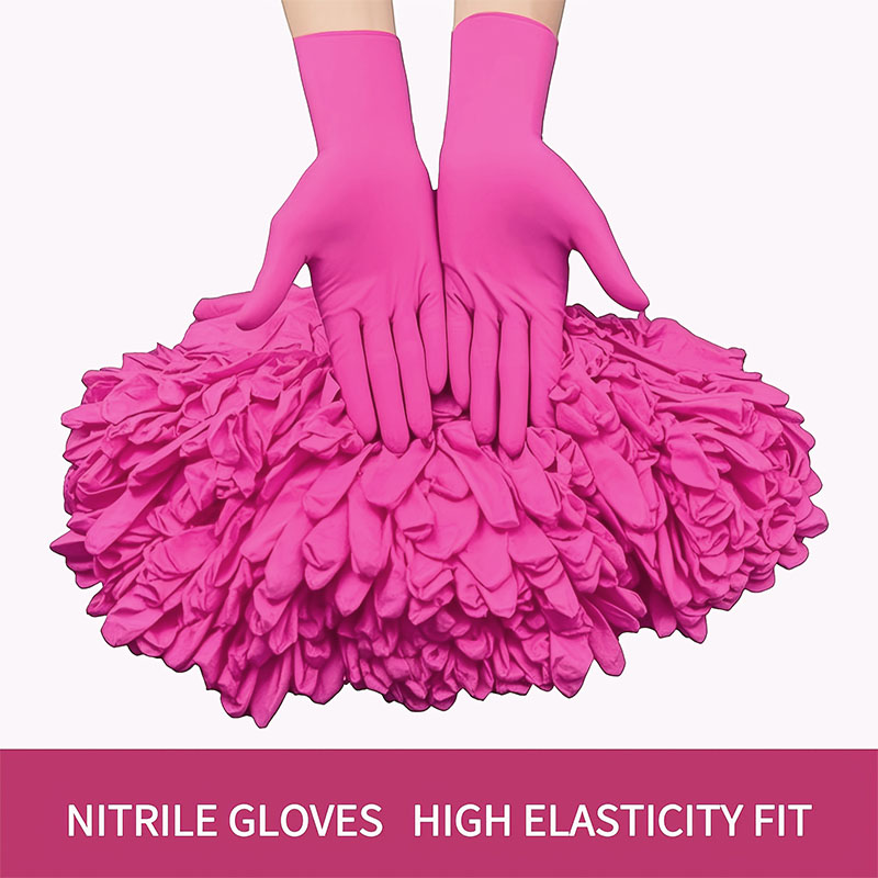 10-100PCS Pink Nitrile Disposa - Nitrile Mechanic Glove 评论和价格