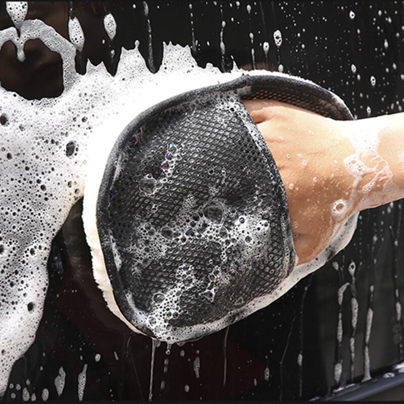 Car Wash Wool Gloves Thickened - Wool Glove Lined 评论和价格