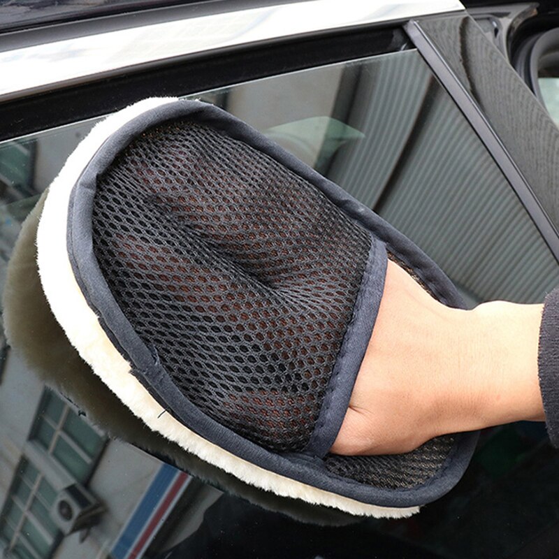 Car Wash Wool Gloves Thickened - Wool Glove Lined 评论和价格