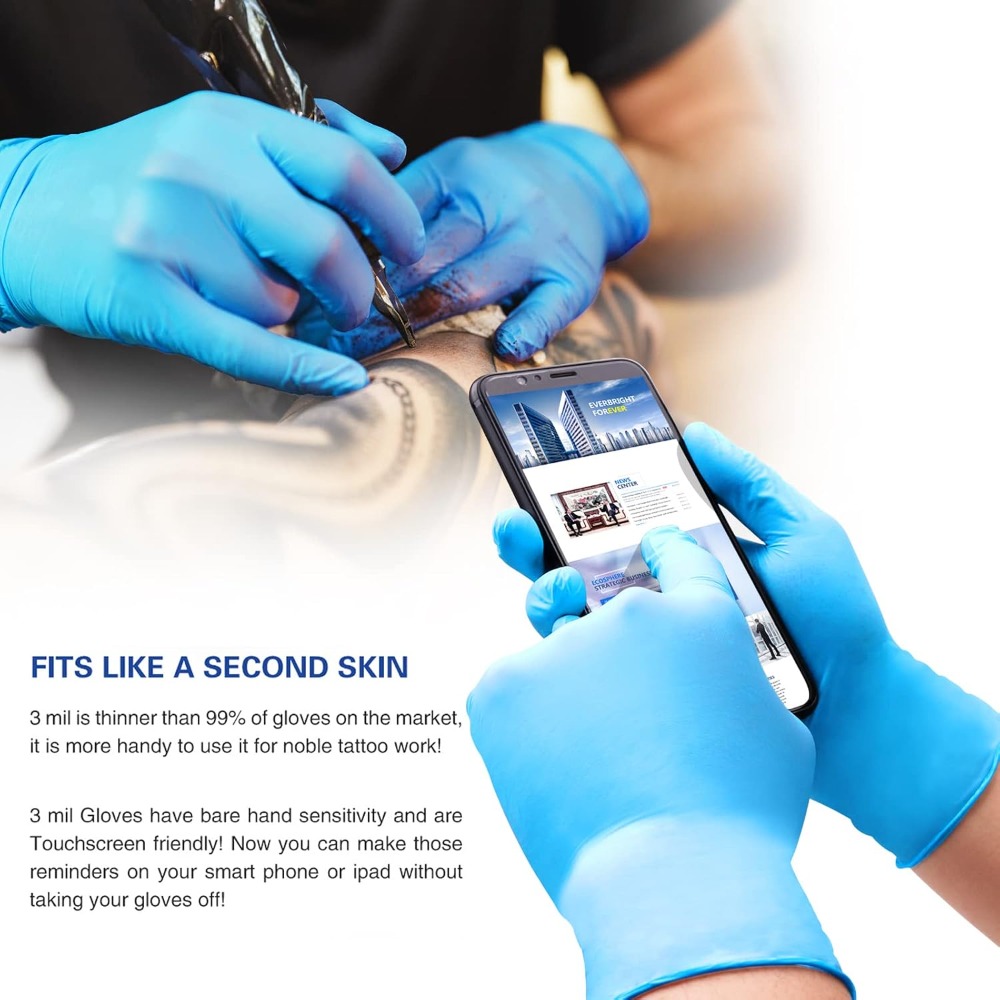 Nitrile Disposable Gloves Powd - Exam Glove Nitrile 评论和价格