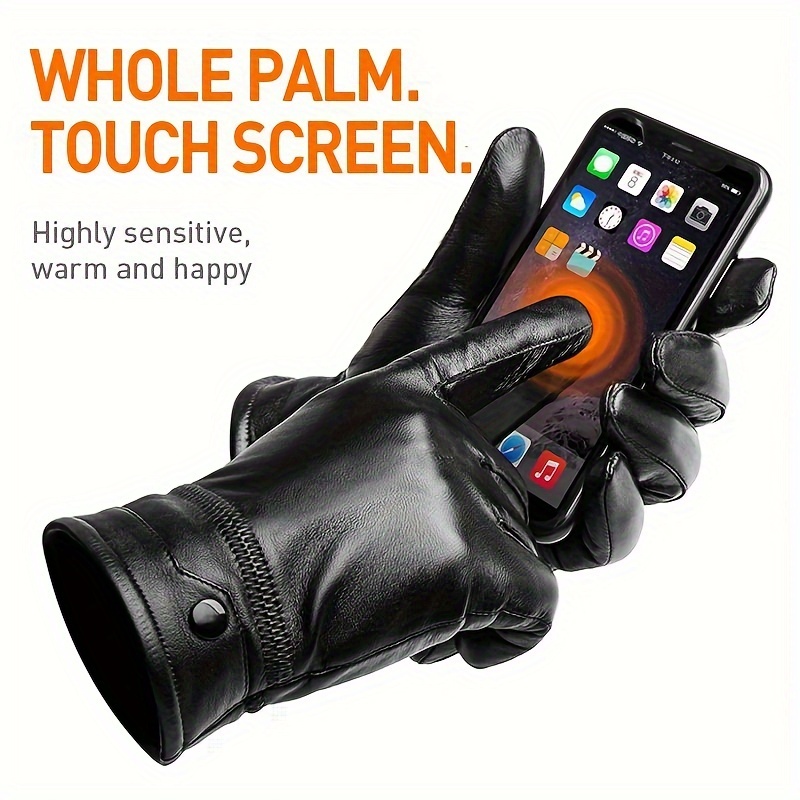 BISON DENIM Genuine Sheepskin  - Leather Driving Glove 评论和价格