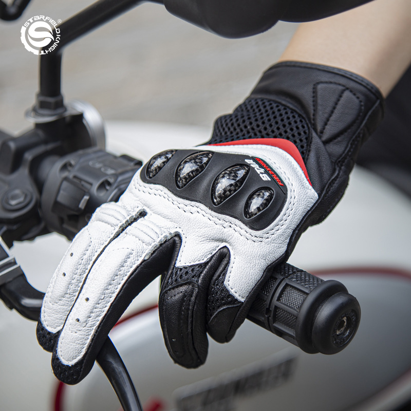 STAR FIELD KNIGHT Women Motorc - Motorcycle Glove Knuckle 评论和价格