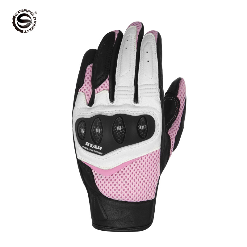 STAR FIELD KNIGHT Women Motorc - Motorcycle Glove Knuckle 评论和价格