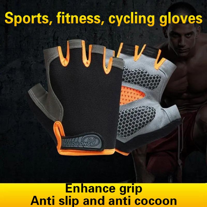 Hot Half Finger Cycling Gloves - Cycling Glove Padded 评论和价格