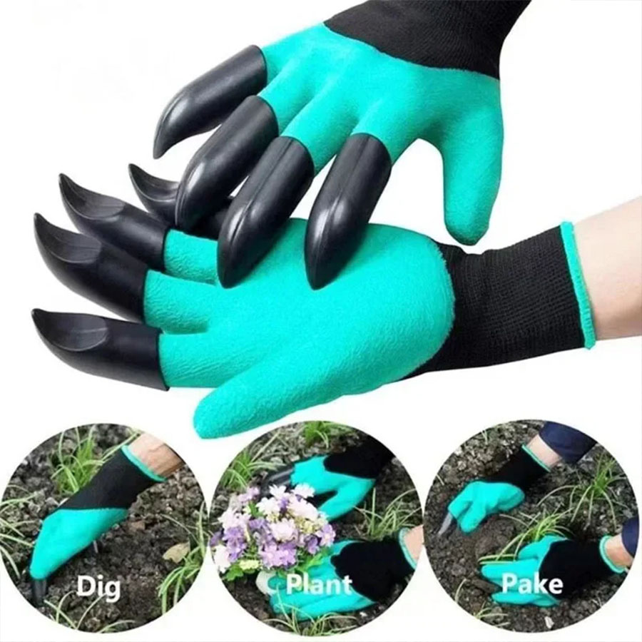 1Pair Gardening Gloves with Cl - Gardening Glove Waterproof 评论和价格