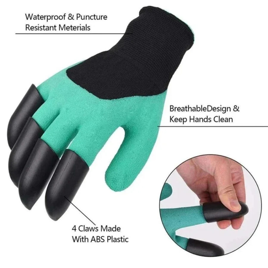 1Pair Gardening Gloves with Cl - Gardening Glove Waterproof 评论和价格