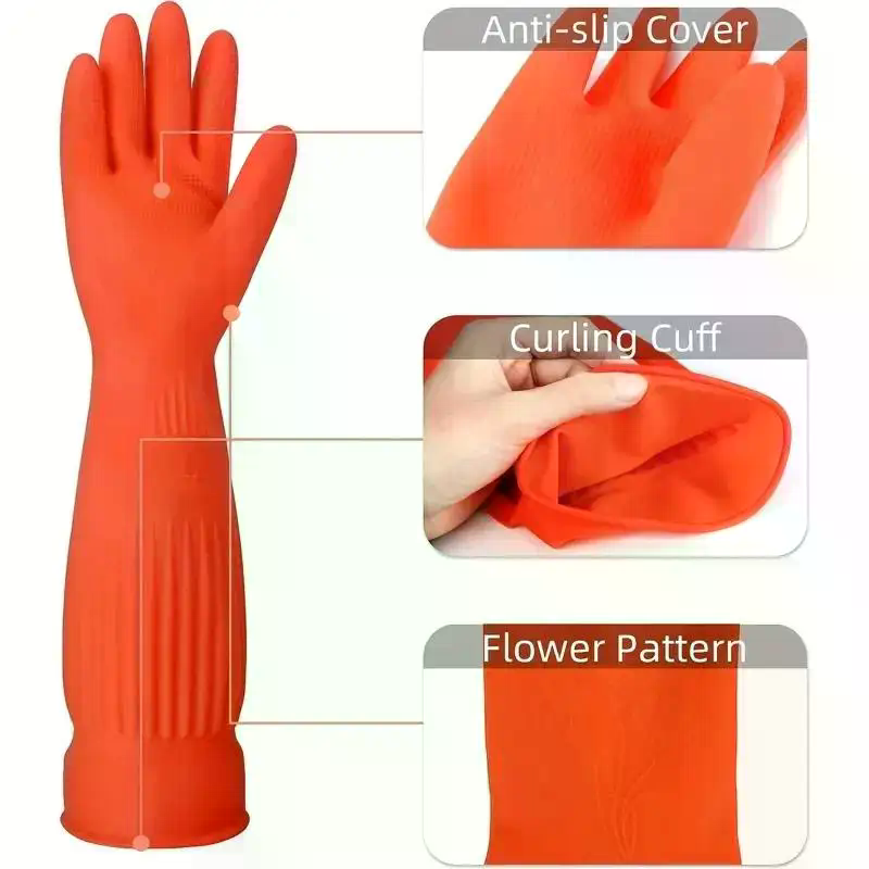 Long Reusable Rubber Dishwashi - Dish Glove Rubber 评论和价格