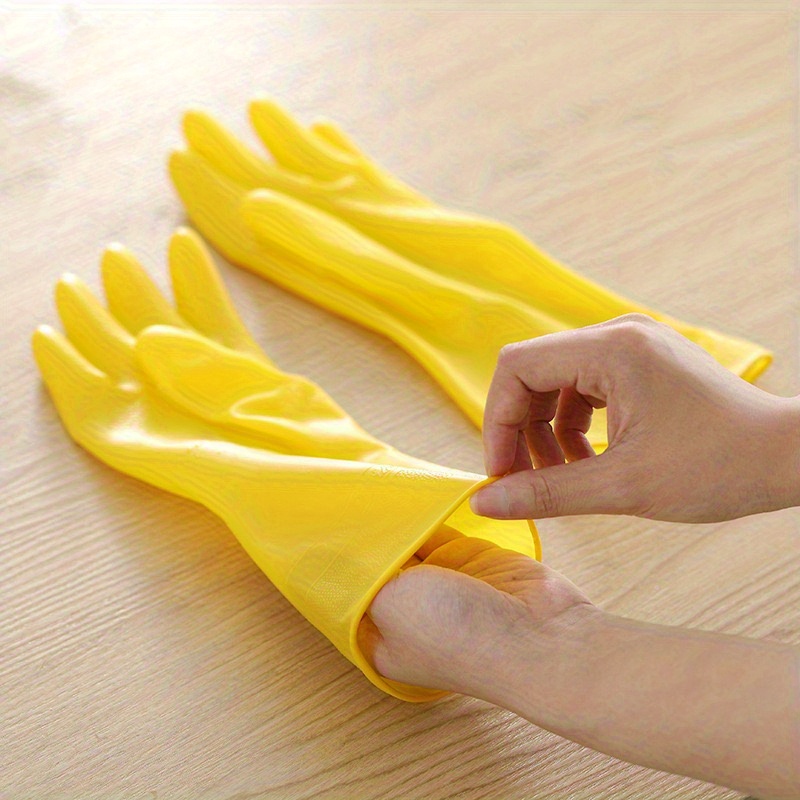 1Pairs(2pcs) Rubber Gloves Was - Dish Glove Rubber 评论和价格