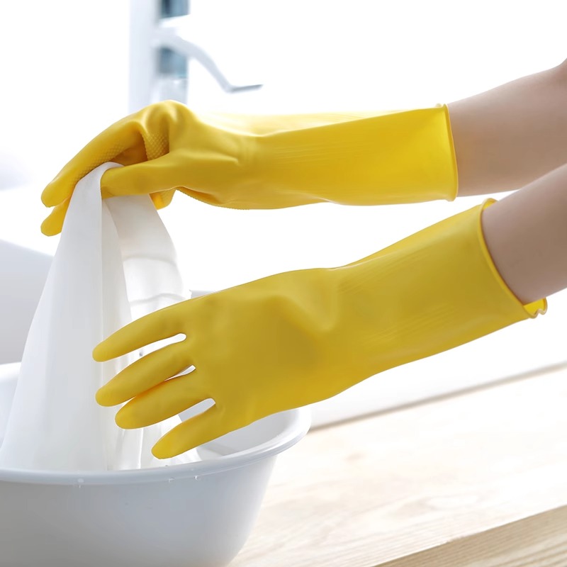 3 Pairs of Household Gloves Ho - Dish Glove Rubber 评论和价格