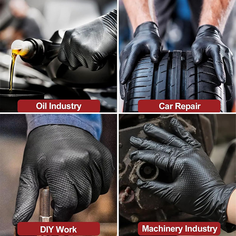 Extra Thick 8 Mil  Heavy Duty  - Nitrile Mechanic Glove 评论和价格