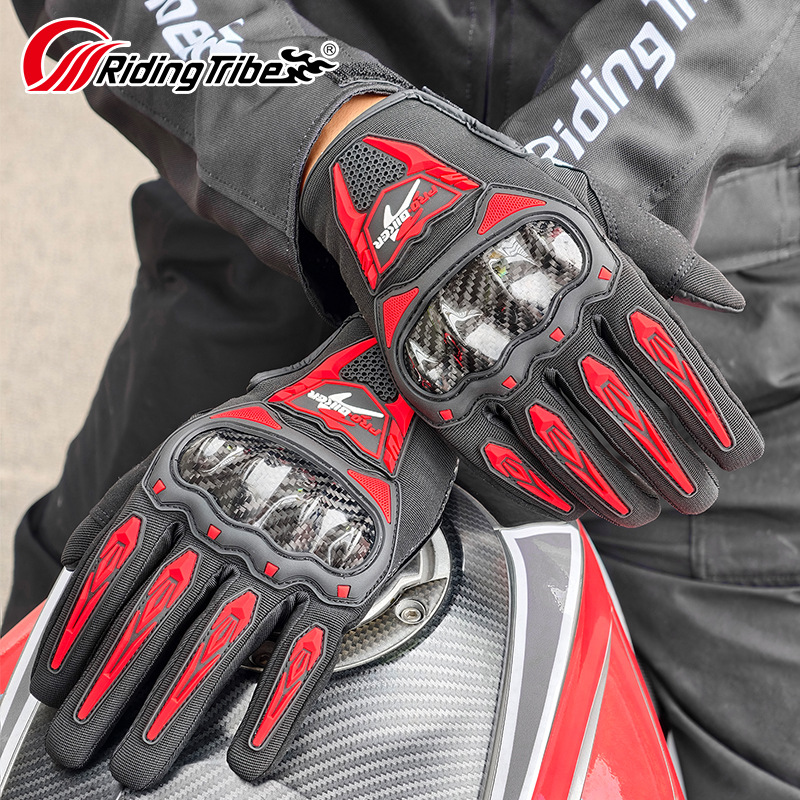 RidingTribe Motorcycle Gloves  - Motorcycle Glove Knuckle 评论和价格