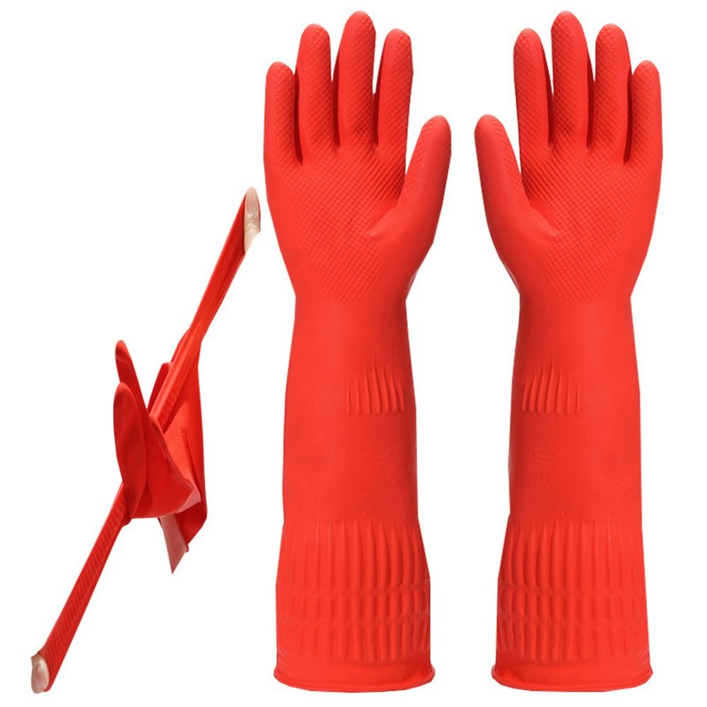 1 Pair Heavy Duty Rubber Glove - Dish Glove Rubber 评论和价格