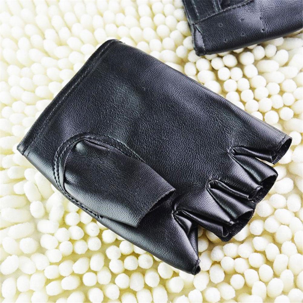 Unisex Half-Finger Gloves Thea - Leather Driving Glove 评论和价格