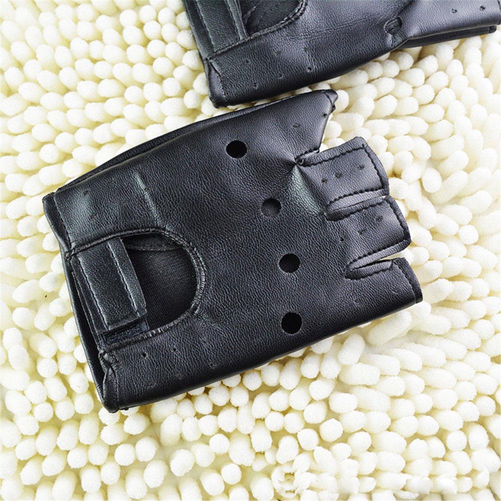 Unisex Half-Finger Gloves Thea - Leather Driving Glove 评论和价格
