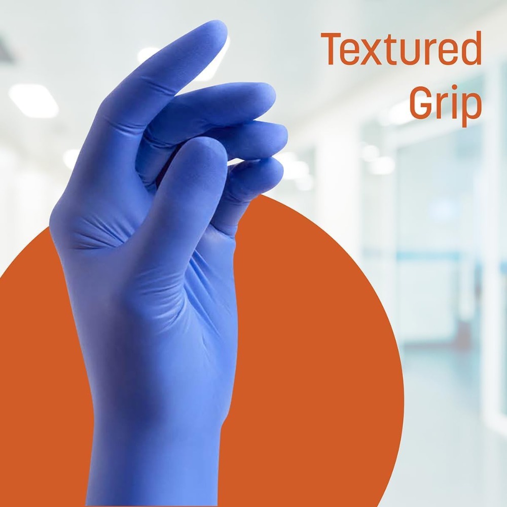 Nitrile Exam Gloves, Blue, Pow - Exam Glove Nitrile 评论和价格