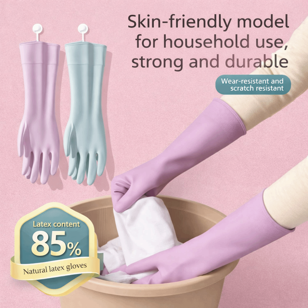 Latex Dish Washing Gloves with - Dish Glove Rubber 评论和价格